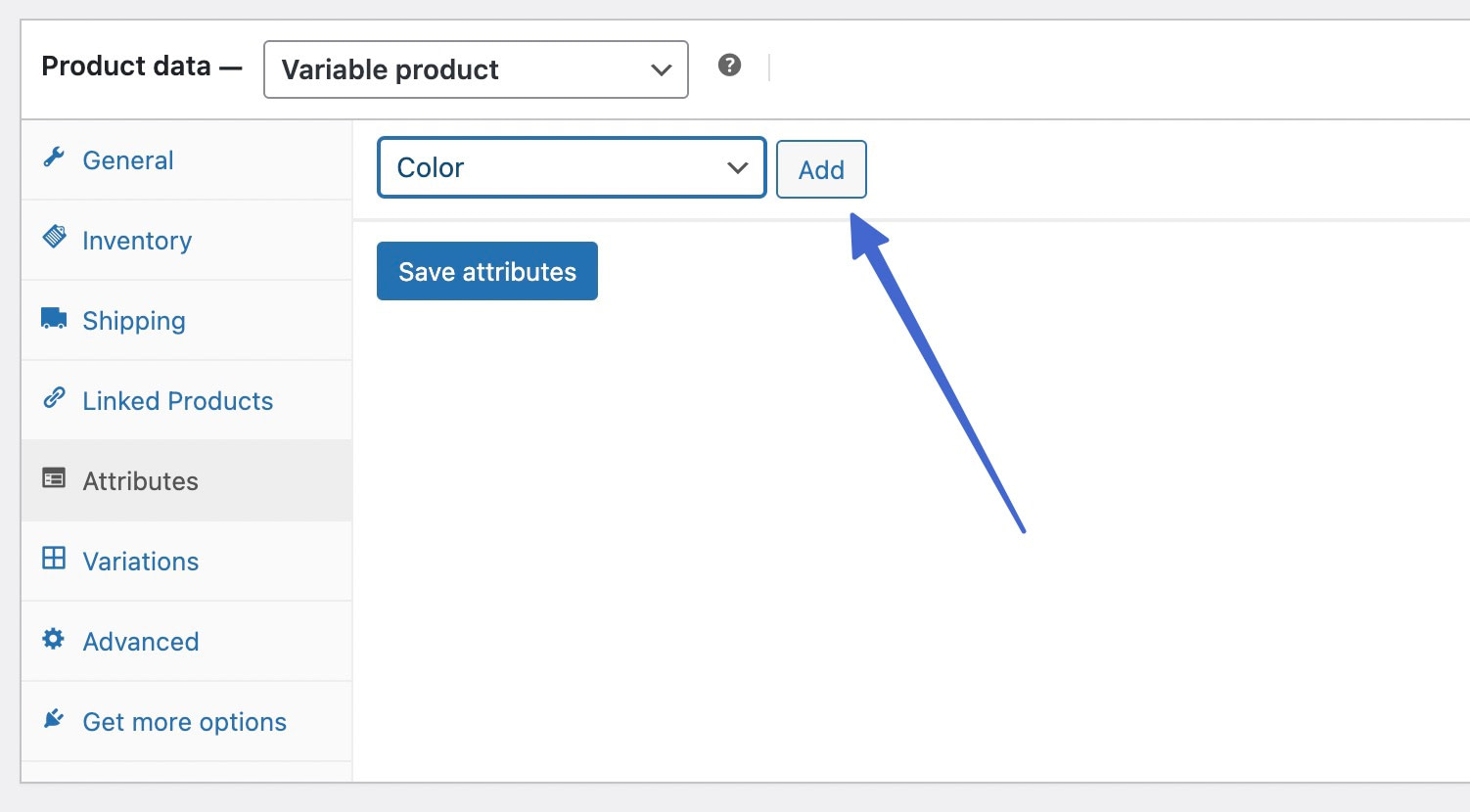 adding the attribute