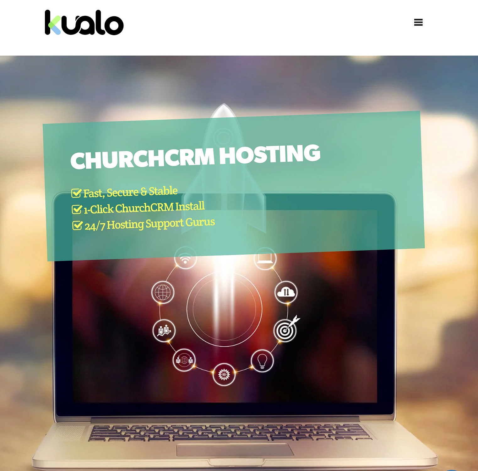 free church website hosting from Kualo