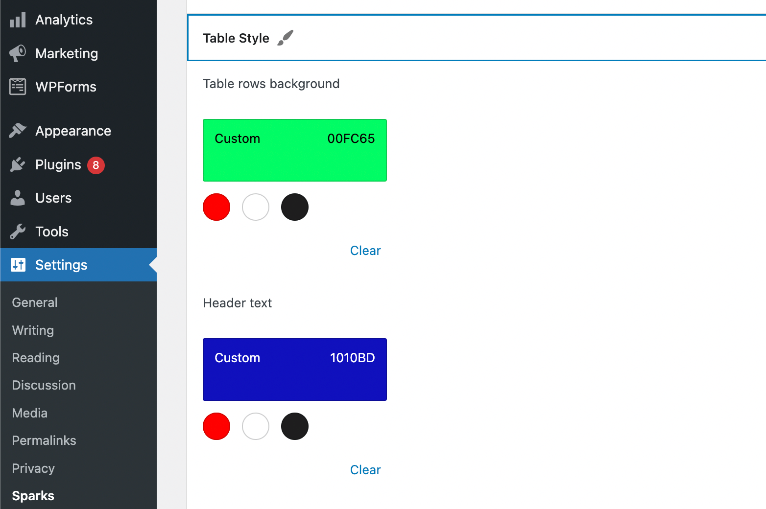Customizing WooCommerce Compare products table style