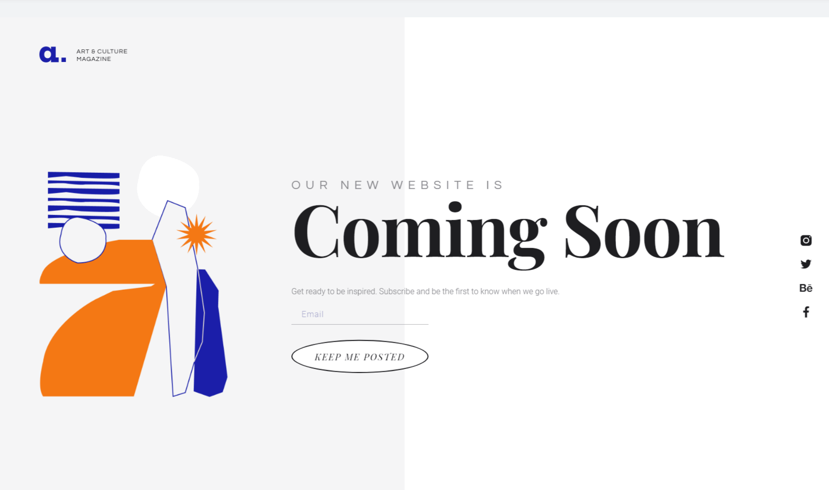 One of Elementor's upcoming templates
