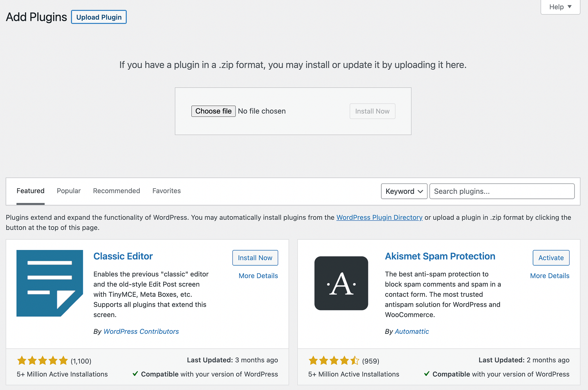 upload a premium plugin in wordpress