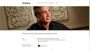 Sylvester-Stallone-WordPress-Front-Page