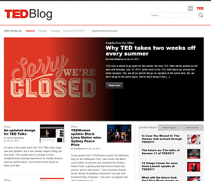 TED-WordPress-Front-Page
