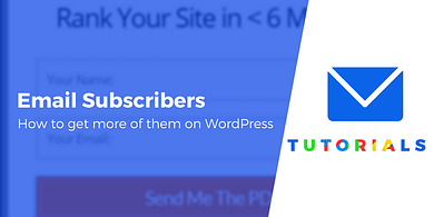 WordPress email subscribers
