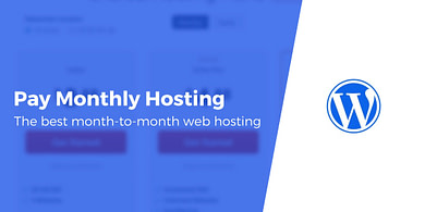 Month-to-Month Web Hosting