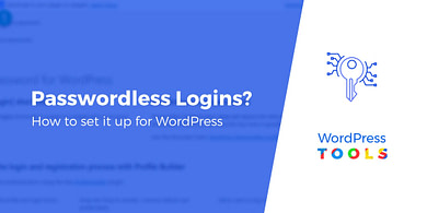 WordPress Passwordless login