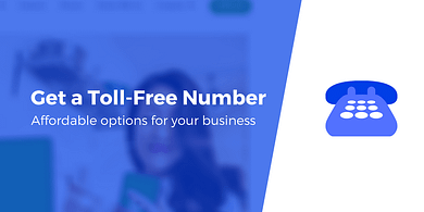Get a toll-free number