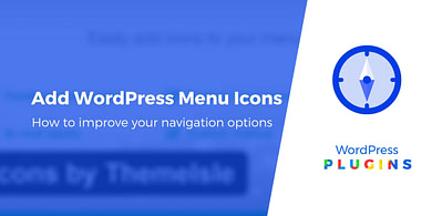 How to add WordPress menu icons