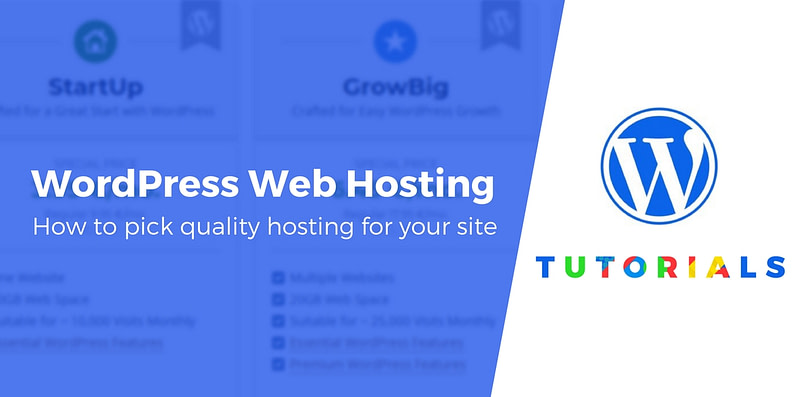 WordPress Web Hosting Company - How to Choose One