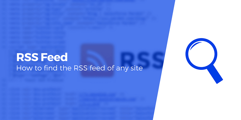 how to find the rss feed of a website