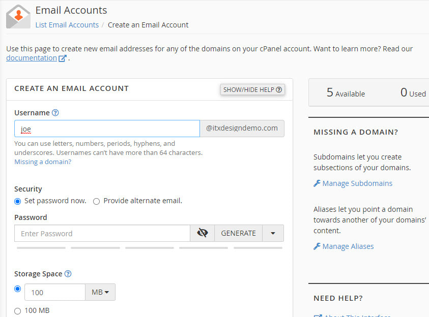 make an email account