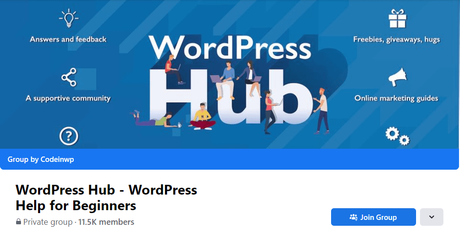 The WordPress Hub Facebook Group