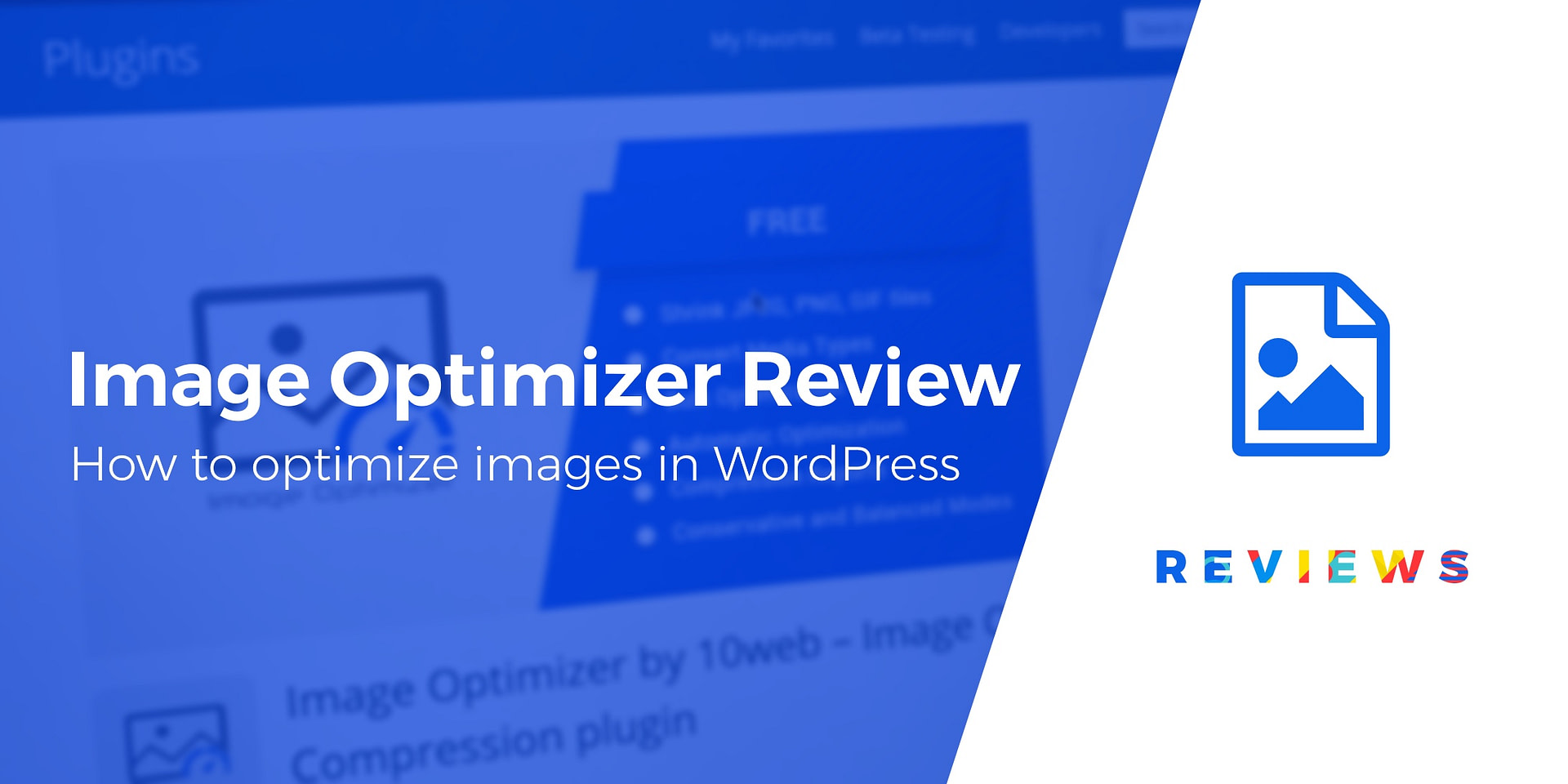 Image Optimizer Plugin Review: How To Speed Up Your WordPress Site By ...