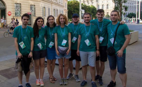 Team photo in Viena