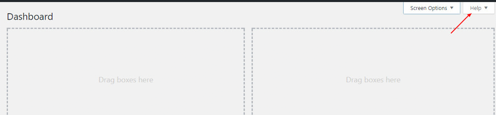 WordPress Options: Help Tab