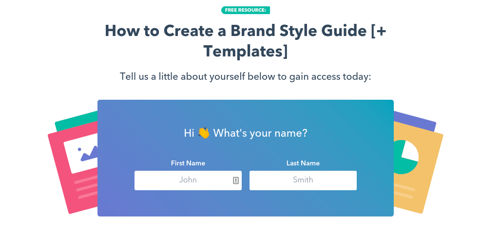HubSpot Style Guide Template.