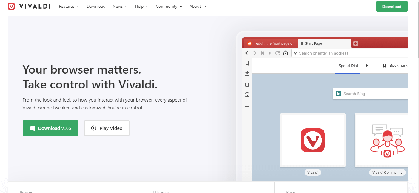 Vivaldi Instagram app