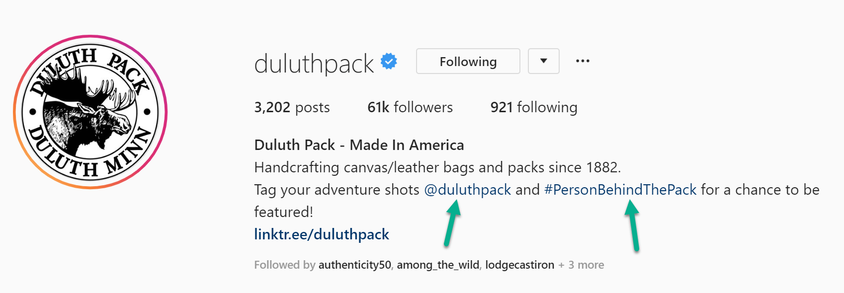 duluth pack bio