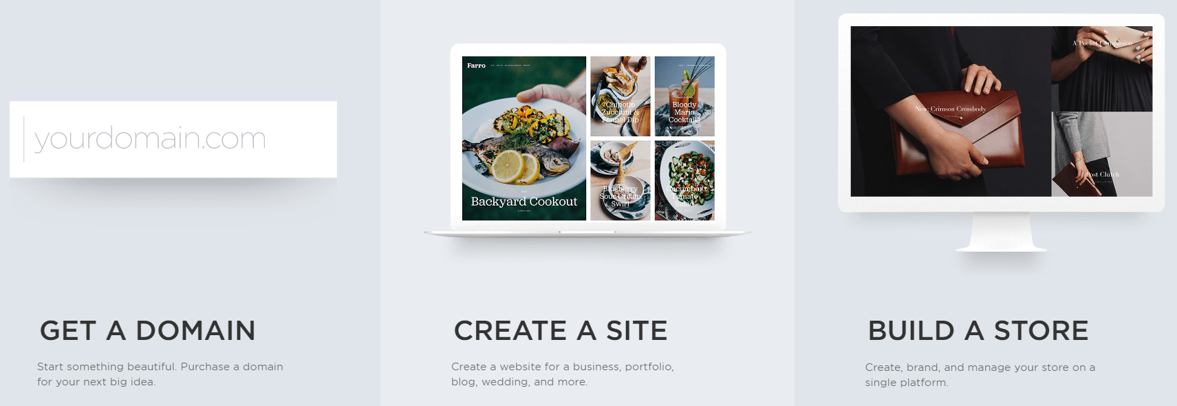 A screenshot from Squarespace's Getting Started process.