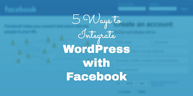 Integrate WordPress with Facebook
