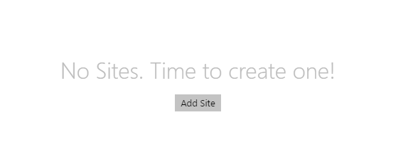 Adding a new WordPress local site.