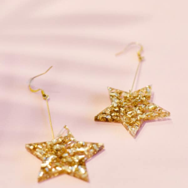 jewellery-prdct-08 Gold Star Earrings