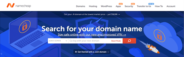 Namecheap is one of the best domain registrars