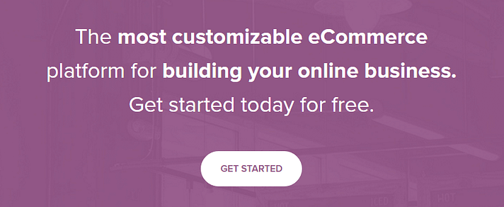 The WooCommerce homepage.