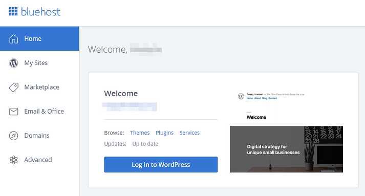 InMotion vs Bluehost Hosting Comparison: Which is Better in 2020? 4 InMotion vs Bluehost: The Bluehost control panel.