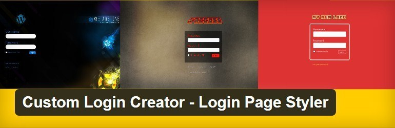 custom login creator