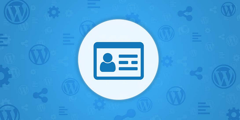 create a WordPress About section