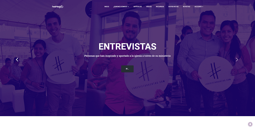 LaRevistaHashtag website screenshot