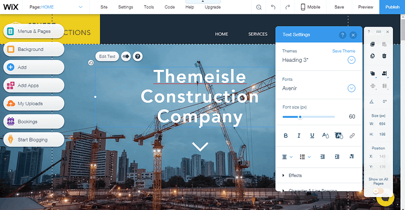 wix editor