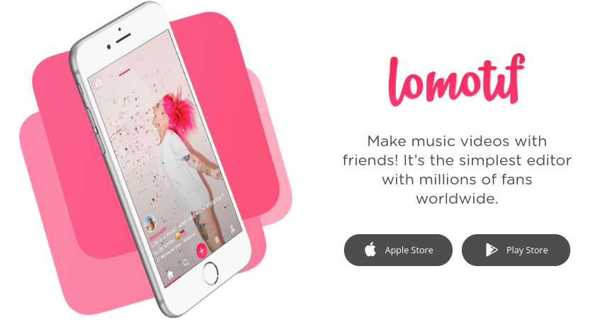 The Lomotif video app.