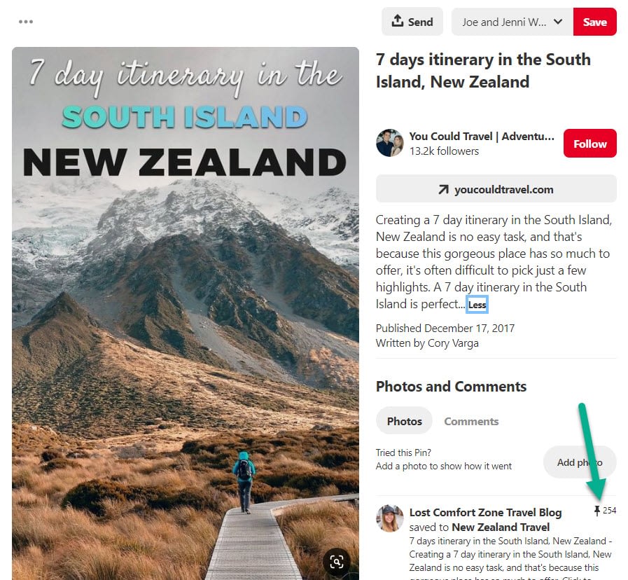 Pinterest marketing new zealand search