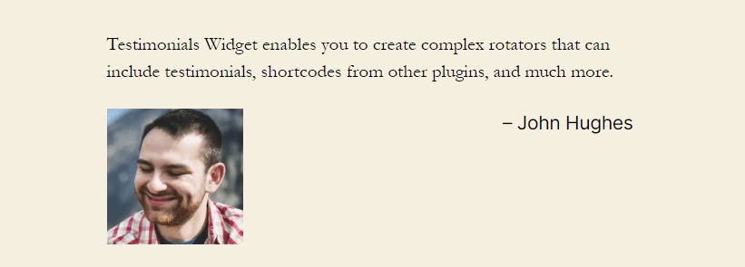 Example of a rating widget, which is one of the WordPress plugins for ratings