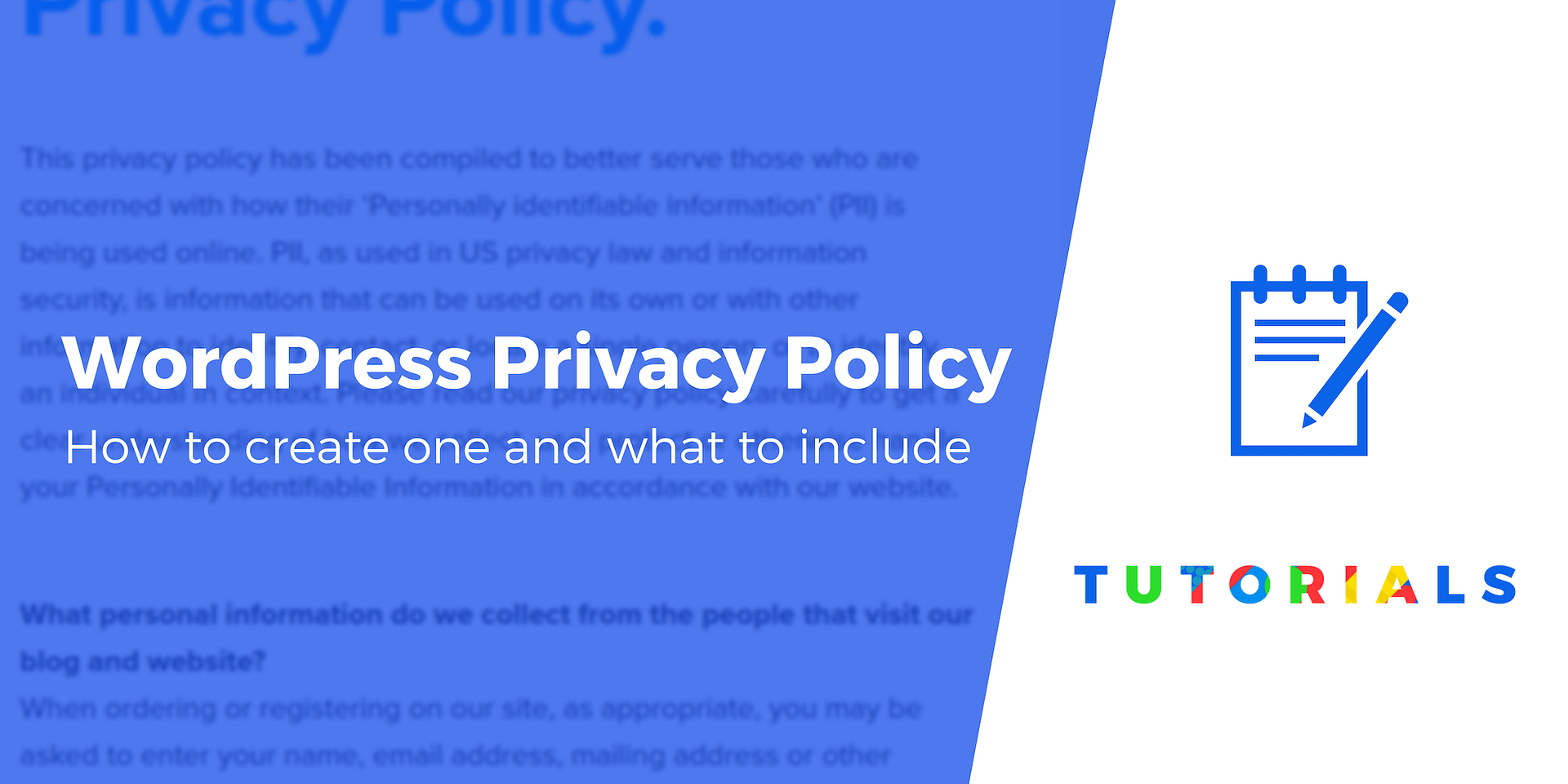 Privacy Policy >> Wordpress Privacy Policy Guide How To Create One Plus What Privacy Policy >> Wordpress Privacy Policy Guide How To Create One Plus What